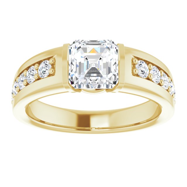 Yellow Gold-Asscher