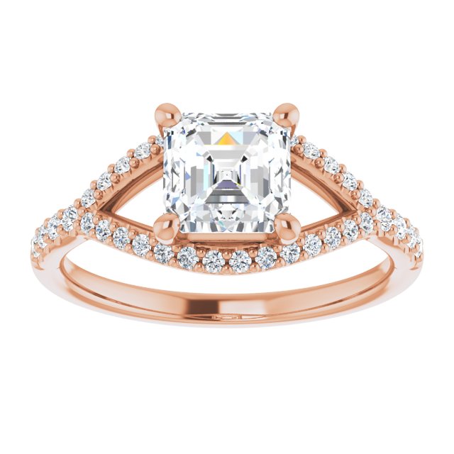 Rose Gold-Asscher