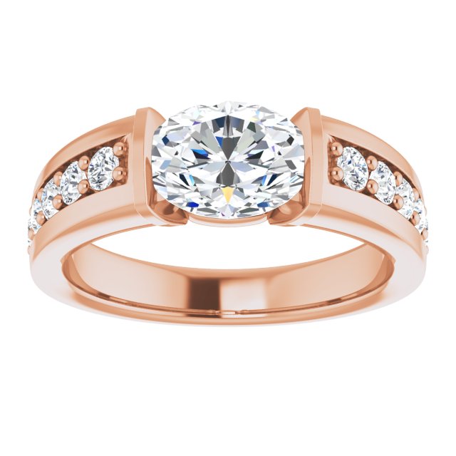 Rose Gold-Oval