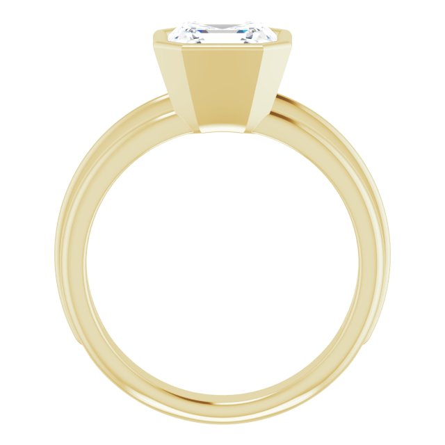 Yellow Gold-Asscher