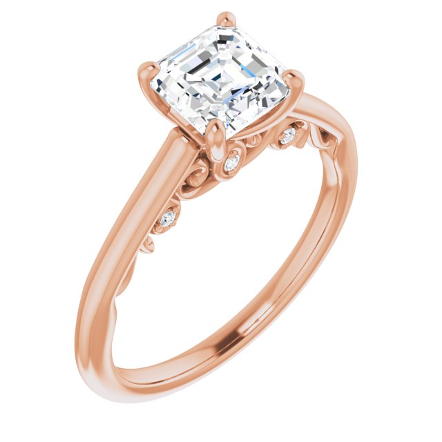 Rose Gold-Asscher