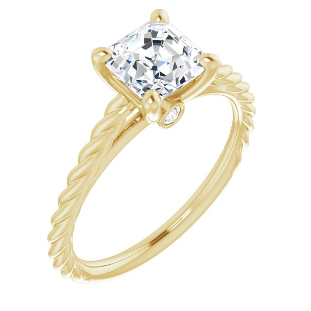 Yellow Gold-Asscher