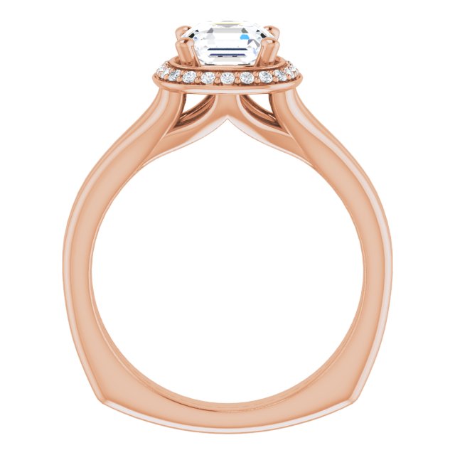 Rose Gold-Asscher