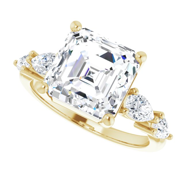 Yellow Gold-Asscher