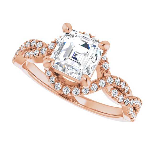 Rose Gold-Asscher