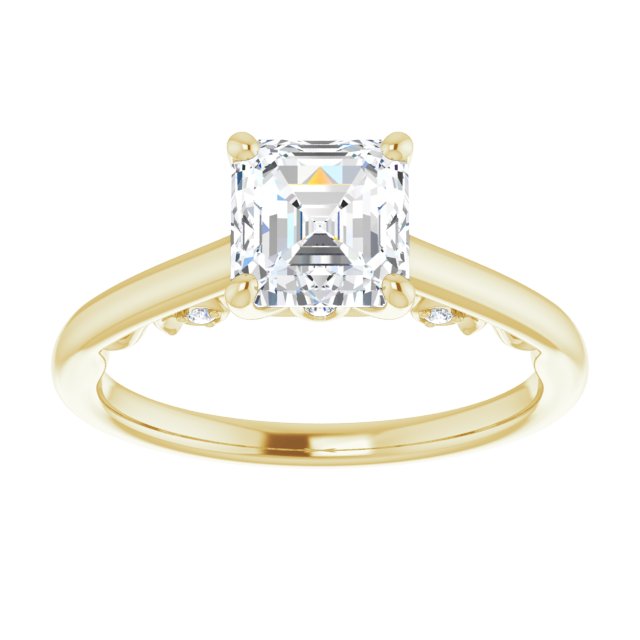 Yellow Gold-Asscher