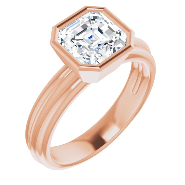 Rose Gold-Asscher