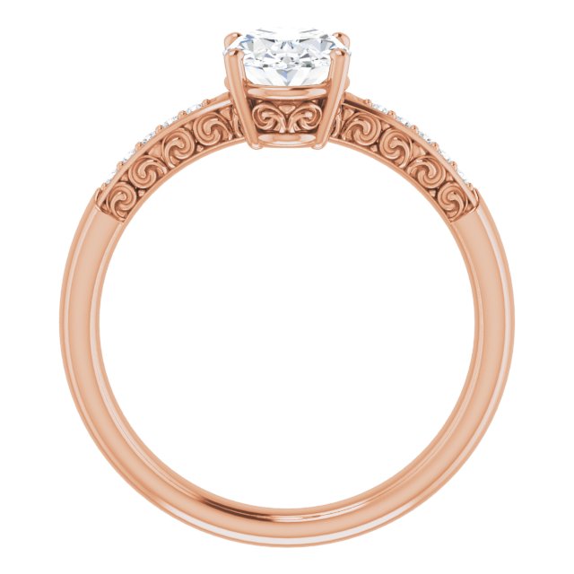 Rose Gold-Oval