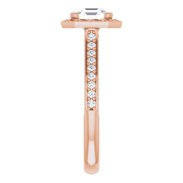 Rose Gold-Asscher