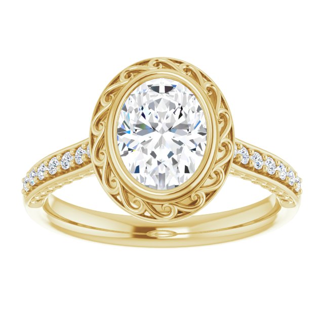Yellow Gold-Oval