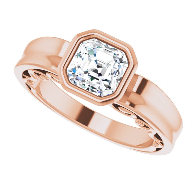 Rose Gold-Asscher