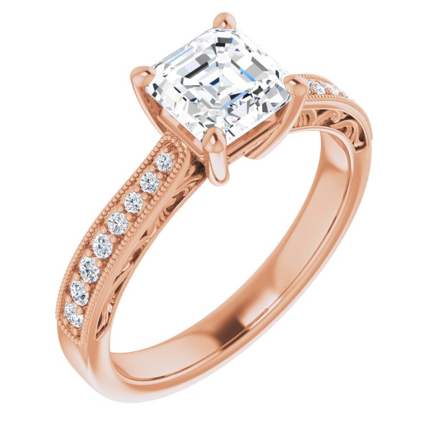 Rose Gold-Asscher