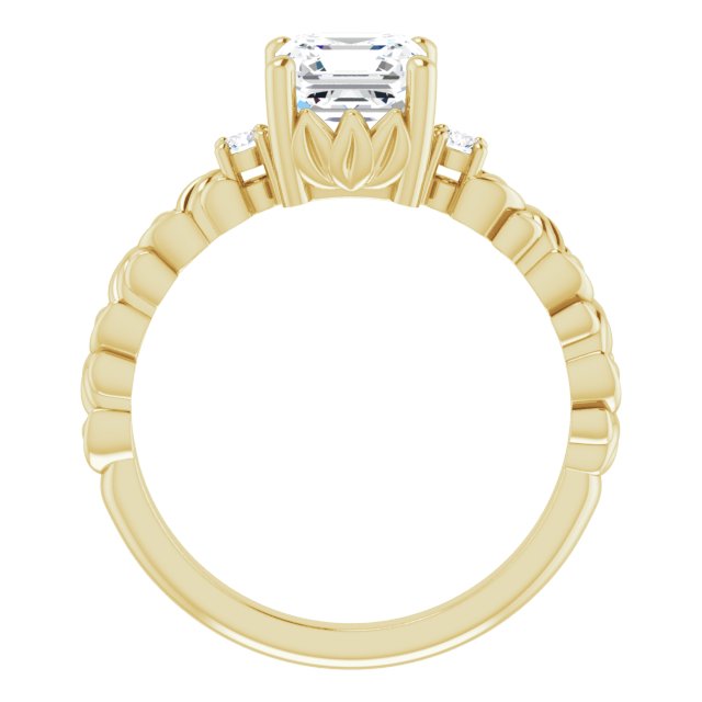 Yellow Gold-Asscher