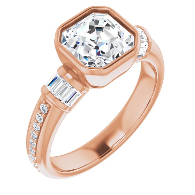 Rose Gold-Asscher