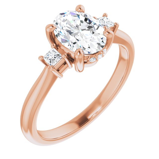 Rose Gold-Oval