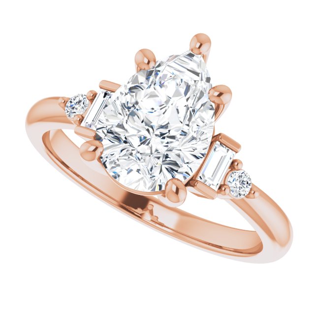 Rose Gold-Pear