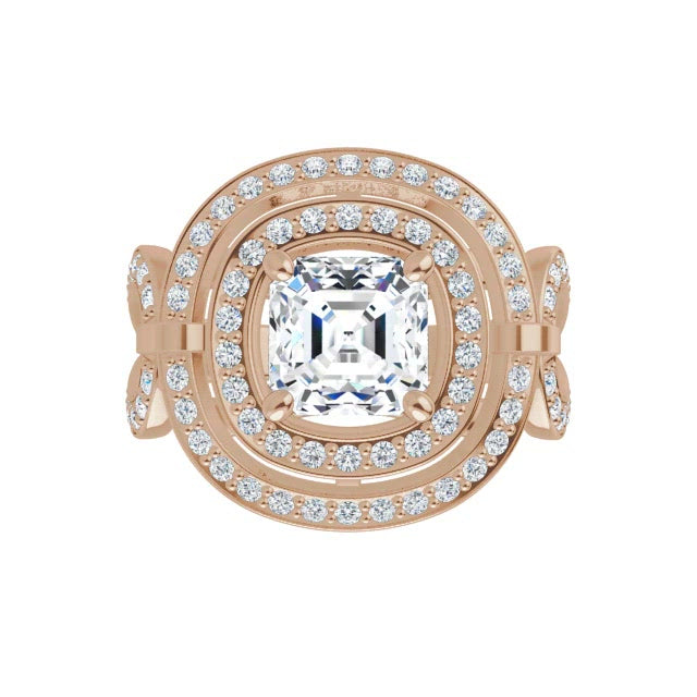 Rose Gold-Asscher