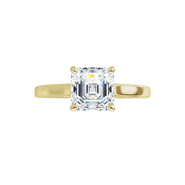 Yellow Gold-Asscher