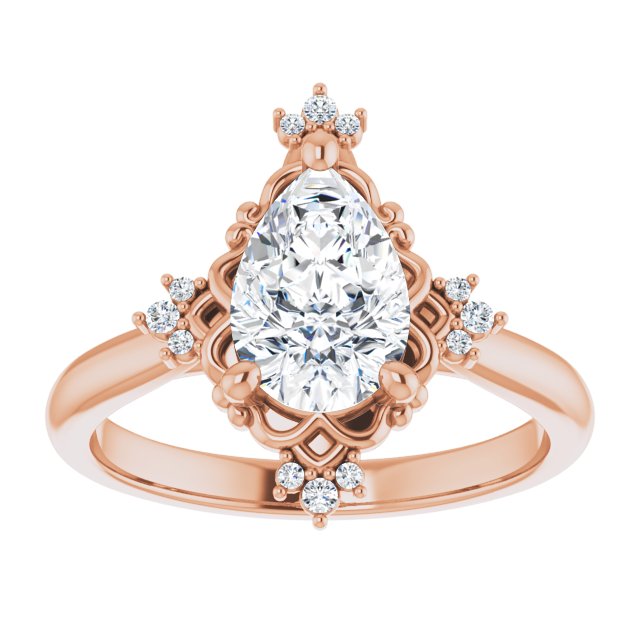 Rose Gold-Pear