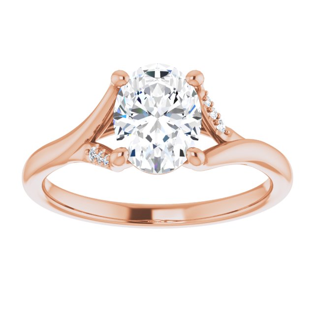 Rose Gold-Oval