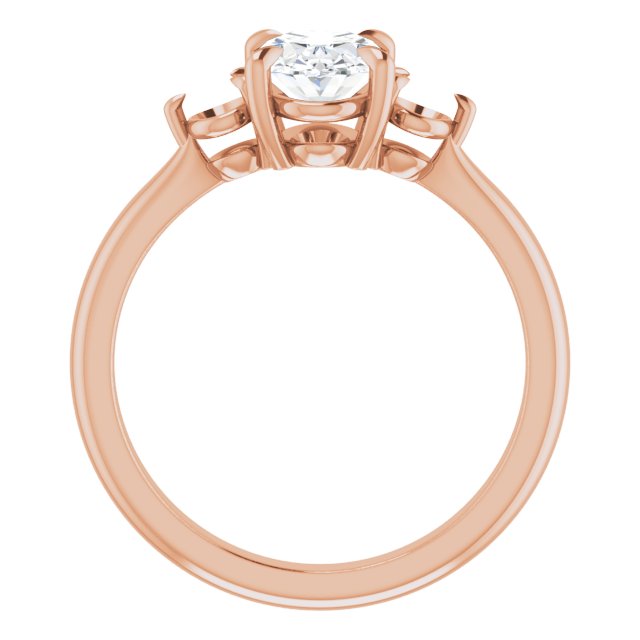 Rose Gold-Oval