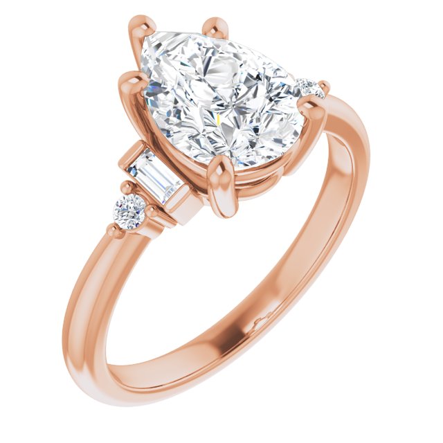 Rose Gold-Pear