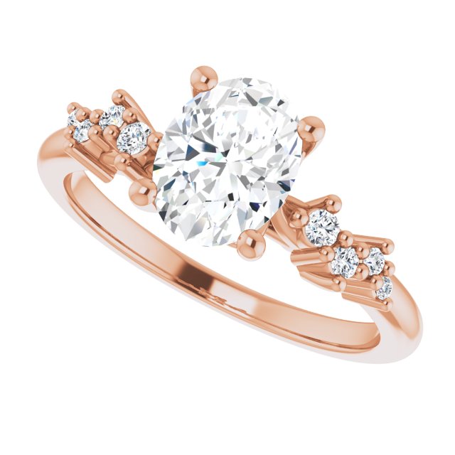 Rose Gold-Oval