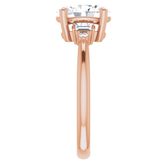 Rose Gold-Oval