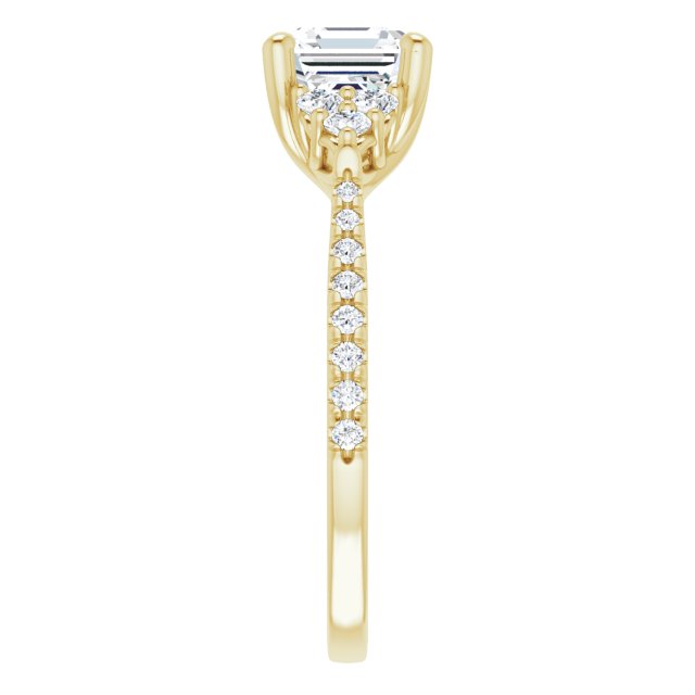 Yellow Gold-Asscher