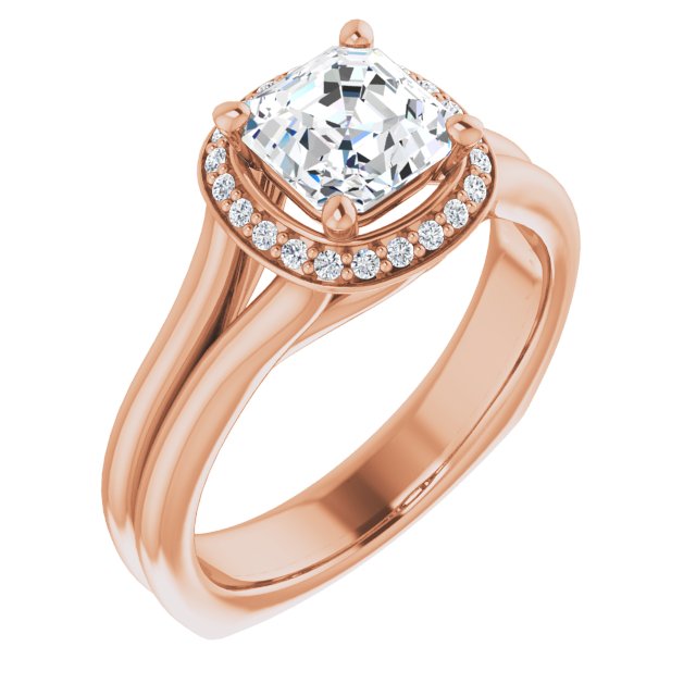 Rose Gold-Asscher