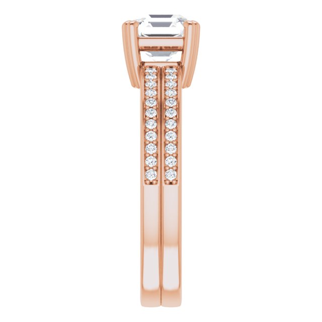 Rose Gold-Asscher