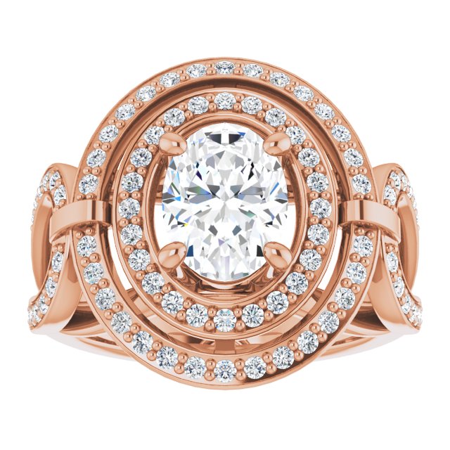 Rose Gold-Oval