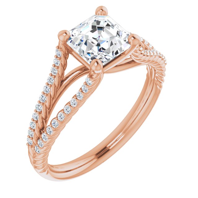 Rose Gold-Asscher