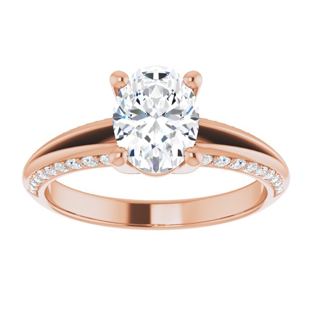 Rose Gold-Oval