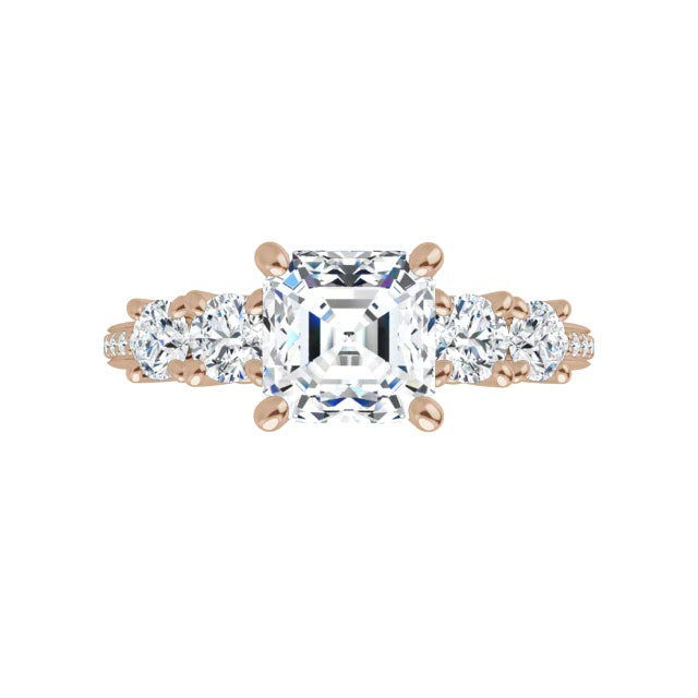 Rose Gold-Asscher