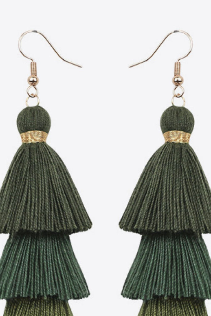 Layered Tassel Earrings