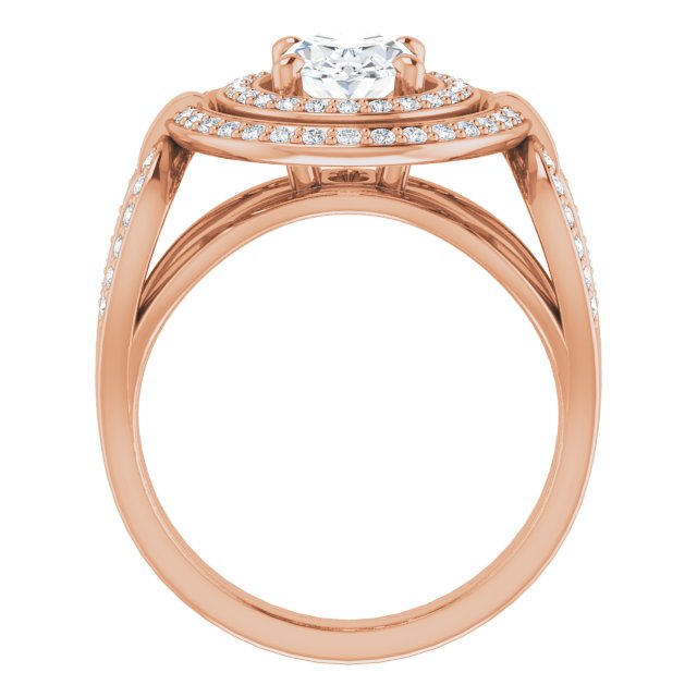 Rose Gold-Oval