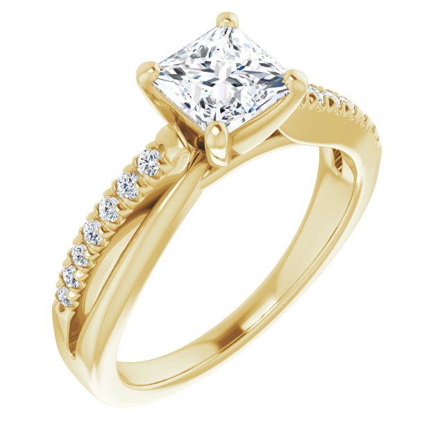 Yellow Gold-Square
