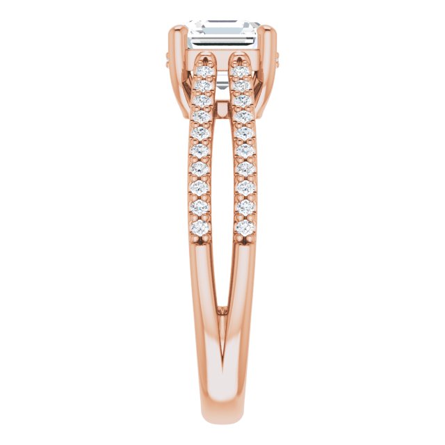 Rose Gold-Asscher