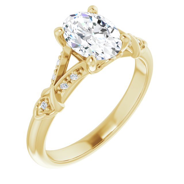 Yellow Gold-Oval