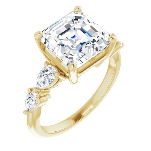 Yellow Gold-Asscher