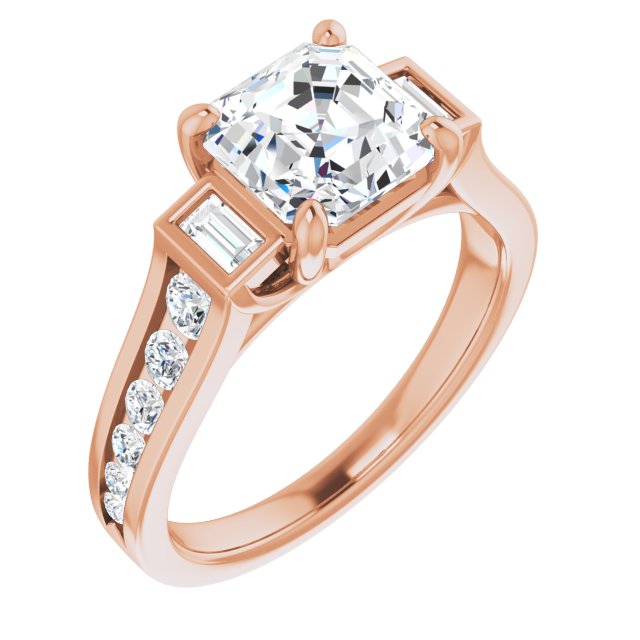 Rose Gold-Asscher