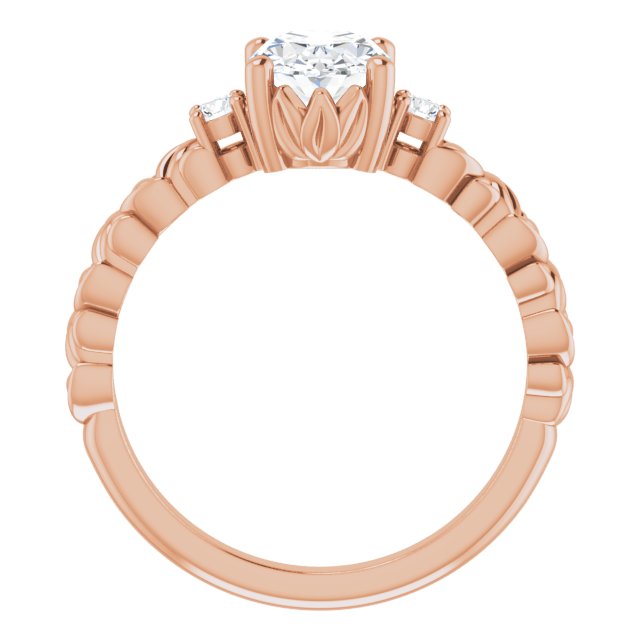 Rose Gold-Oval