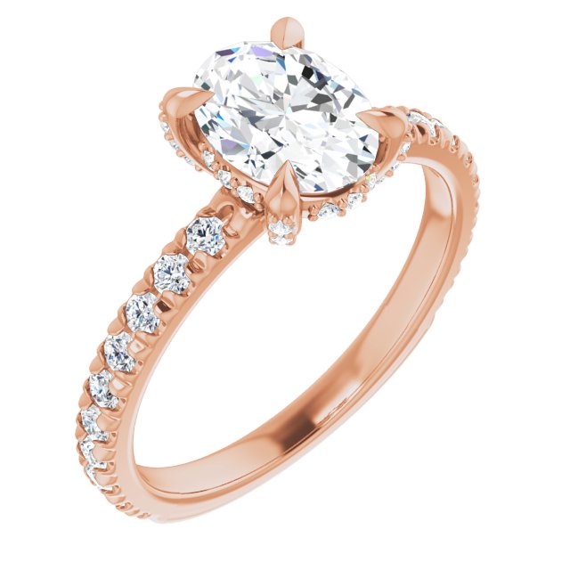 Rose Gold-Oval