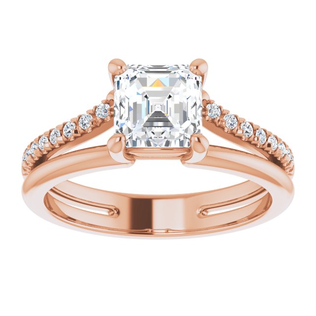 Rose Gold-Asscher