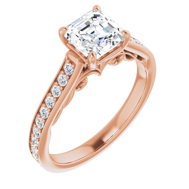 Rose Gold-Asscher