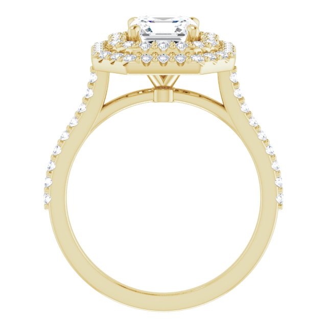 Yellow Gold-Asscher