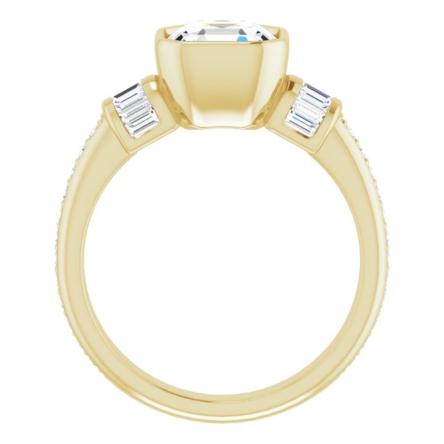 Yellow Gold-Asscher