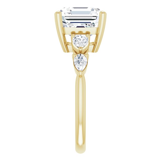 Yellow Gold-Asscher