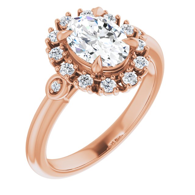 Rose Gold-Oval